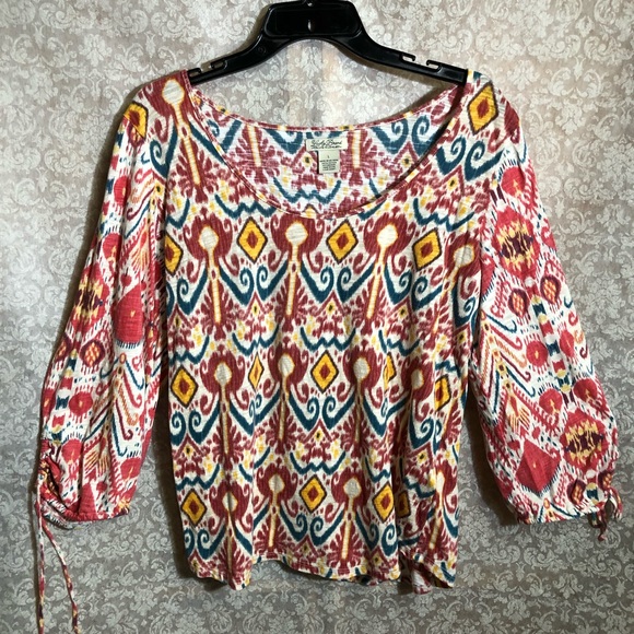 Lucky Brand Tops - Lucky Brand ikat print top Lucky Brand Tops - Lucky Brand ikat print top